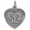1-1/8 Inch Pewter Heart And St. Francis Pet Medal Name Tags -FCY Office Supplies Shop 1 1 8 inch pewter heart and st francis pet medal name tags 27