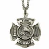 FCY Office Supplies Shop -FCY Office Supplies Shop 1 inch sterlig silver fire fighter medal with cross 7