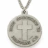 1 Inch Sterling Silver U.S. Coast Guard Medal With Cross 5 1 Inch Sterling Silver U.S. Coast Guard Medal With Cross - Image 3