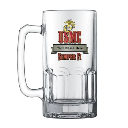 1 Liter U.S. Marines Glass Stein-Can Be Personalized 3 1 Liter U.S. Marines Glass Stein-Can Be Personalized