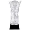 10-3/4 Inch Hand Cut Crystal Vase Award On Black Base -FCY Office Supplies Shop 10 3 4 inch hand cut crystal vase award on black base 30