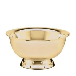 10 Inch Diameter Paul Revere Bowl In Gold