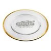 12-1/2 Inch Glass Charger Plate With Gold Leaf Band 1 12-1/2 Inch Glass Charger Plate With Gold Leaf Band -FCY Office Supplies Shop 12 1 2 inch charger plate with gold leaf band 28