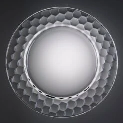 12-1/2 Inch Honeycomb Glass Charger Plate