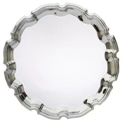 12 Inch Chrome Plated Chippendale Tray
