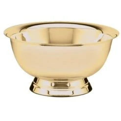 12 Inch Diameter Paul Revere Bowl In Gold