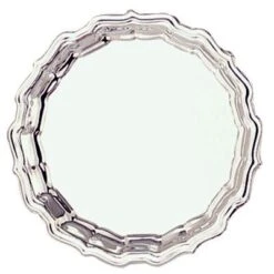 12 Inch Silver Cadroon Cookie Plater Tray