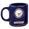 12 Ounces Blue Ceramic Coffee Mug-Takes 2 Inch Insert -FCY Office Supplies Shop 12 ounce blue coffee mug takes 2 inch insert and plate 24