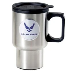 16 Ounce Stainless Steel Travel Mug-Holds 2 Inch Insert