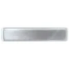 2-1/2 X 5/8 Inch Bright Polished Satin Nickel Plated Name Badge