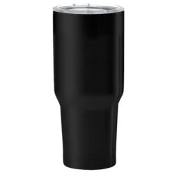 30 Ounce Stainless Steel Black Matte Finish Tumbler Mug
