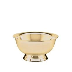 4 Inch Diameter Paul Revere Bowl In Gold