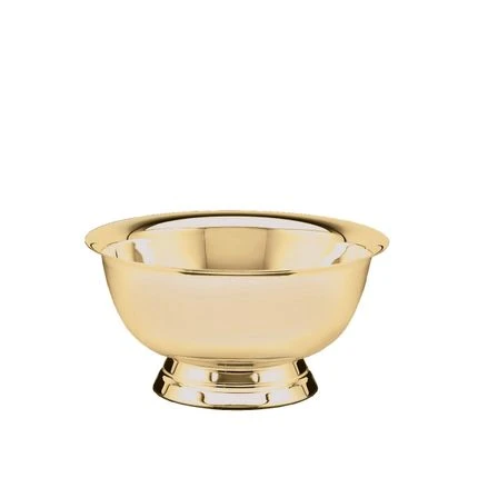 4 Inch Diameter Paul Revere Bowl In Gold 3 4 Inch Diameter Paul Revere Bowl In Gold