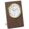 6 X 4 Inch Brown Leatherette Quartz Movement Desk Clock -FCY Office Supplies Shop 6 x 4 inch brown leatherette quartz movement desk clock 36