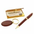 7 Inch Gift Set Box: Rosewood Key Chain, Card Holder, And Pen 5 7 Inch Gift Set Box: Rosewood Key Chain, Card Holder, And Pen - Image 3