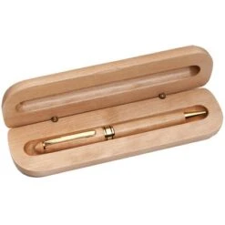 Birchwood Pen And Box-Can Be Laser Engraved