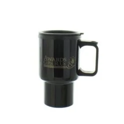 16 Oz Black Travel Mug