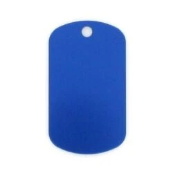 FCY Office Supplies Shop 20 2 Inch Blue Aluminum Dog Tag