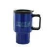 16 Oz Blue Stainless Steel Travel Mug W/ Handle -FCY Office Supplies Shop blue travel mug stainless 16oz 40
