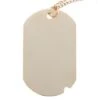 2 X 1-3/16 Gold Polished Brass Dog Tag -FCY Office Supplies Shop brass gold polished dog tag 30