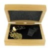 4-3/4 X 3-1/2 X 1-3/4 Delux Genuine Oak Whistle Gift Box With Gold Whistle 2 4-3/4 X 3-1/2 X 1-3/4 Delux Genuine Oak Whistle Gift Box With Gold Whistle -FCY Office Supplies Shop deluxe gold whistle gift set in a genuine oak box 35