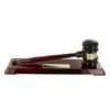 DELUXE ROSEWOOD PIANO FINISH GAVEL ON BASE -FCY Office Supplies Shop deluxe rosewood piano finish gavel on base 42