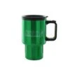 16 Oz Stainless Steel Green Travel Mug With Handle -FCY Office Supplies Shop green travel mug stainless 16oz 40