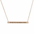 FCY Office Supplies Shop -FCY Office Supplies Shop i love you to the moon back rose gold bar pendant necklace 35