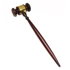 24 Inch Jumbo Rosewood Piano Finish Gavel