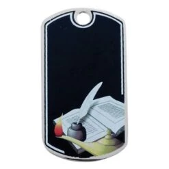 FCY Office Supplies Shop 16 LAMP OF LEARNING DOG TAG