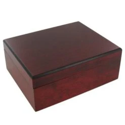7-3/4 Inch Rosewood Piano Finish Keepsake Box