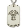1-1/16 Inch Sterling Silver U.S. Navy Dog Tag With Saint Michael -FCY Office Supplies Shop u s navy sterling silver dog tag st michael on back 19